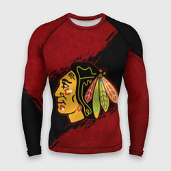 Мужской рашгард Chicago Blackhawks, Чикаго Блэкхокс