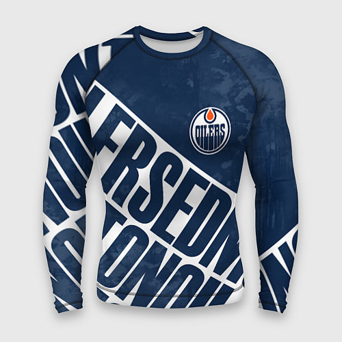 Мужской рашгард Edmonton Oilers , Эдмонтон Ойлерз / 3D-принт – фото 1