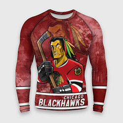 Мужской рашгард Chicago Blackhawks , Чикаго Блэкхокс