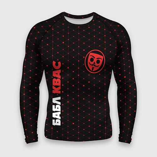 Мужской рашгард BUBBLE KVASS Графика / 3D-принт – фото 1