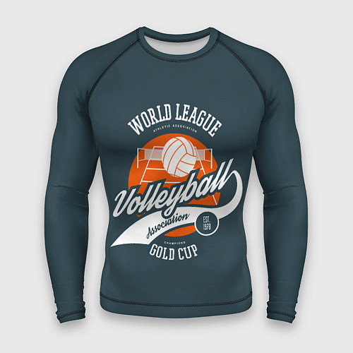 Мужской рашгард Volleyball Волейбол / 3D-принт – фото 1