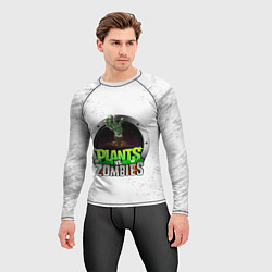Рашгард мужской Plants vs Zombies логотип, цвет: 3D-принт — фото 2