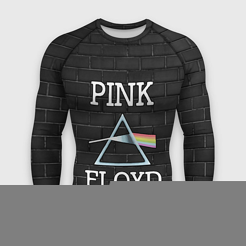 Мужской рашгард PINK FLOYD LOGO - ПИНК ФЛОЙД ЛОГОТИП / 3D-принт – фото 1