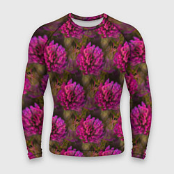 Рашгард мужской Полевые цветы паттерн, цвет: 3D-принт