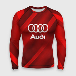 Мужской рашгард Audi red полосы