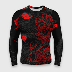 Рашгард мужской Дракон Китайский дракон, цвет: 3D-принт