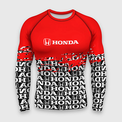 Мужской рашгард Honda - Pattern / 3D-принт – фото 1
