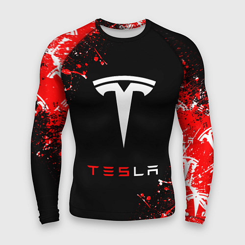 Мужской рашгард Tesla sport auto / 3D-принт – фото 1