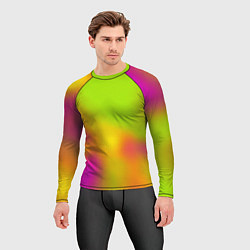 Рашгард мужской Голография в узоре, цвет: 3D-принт — фото 2