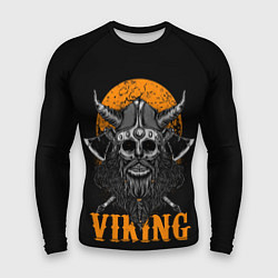 Рашгард мужской ЧЕРЕП ВИКИНГА VIKINGS SKULL, цвет: 3D-принт