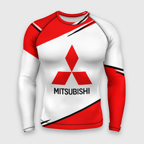 Мужской рашгард Mitsubishi Logo Geometry / 3D-принт – фото 1