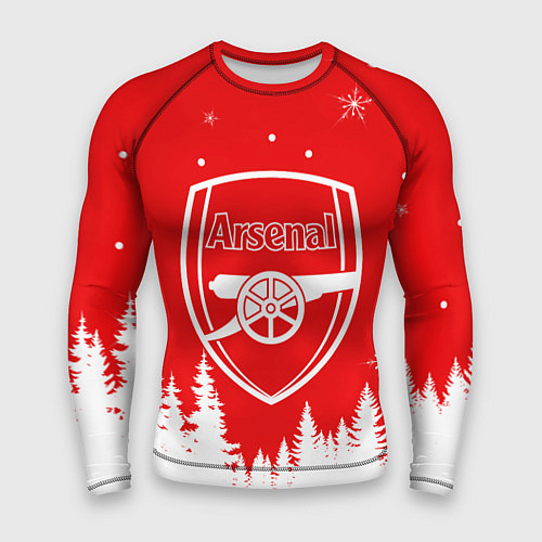 Мужской рашгард FC ARSENAL WINTER ФК АРСЕНАЛ ЗИМНИЙ СТИЛЬ / 3D-принт – фото 1