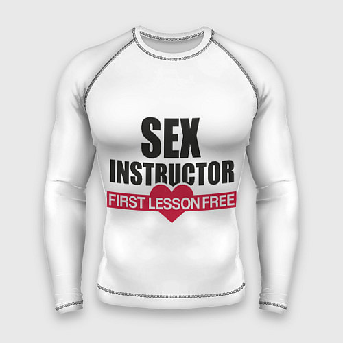 Мужской рашгард Секс Инструктор SEX INSTRUCTOR / 3D-принт – фото 1