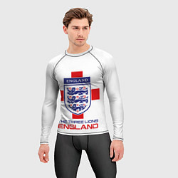 Рашгард мужской Сборная Англии по футболу, цвет: 3D-принт — фото 2