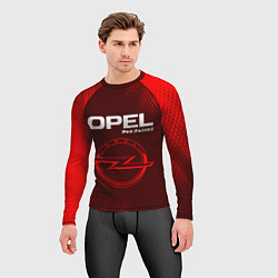 Рашгард мужской OPEL Pro Racing - Абстракция, цвет: 3D-принт — фото 2
