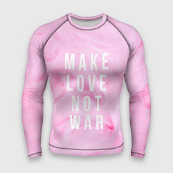 Рашгард мужской Make love not var, цвет: 3D-принт