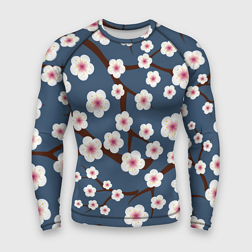 Мужской рашгард Цветущее дерево / 3D-принт – фото 1
