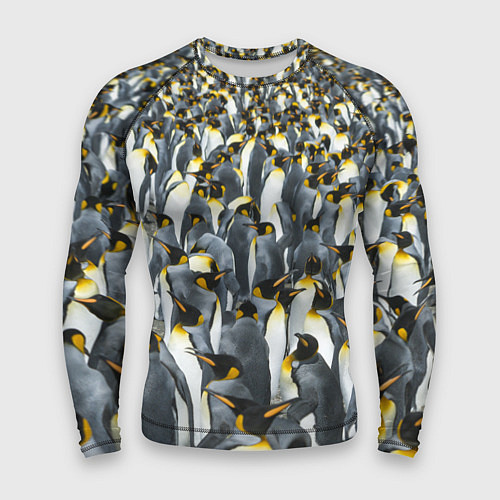 Мужской рашгард Пингвины Penguins / 3D-принт – фото 1