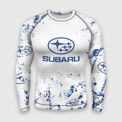 Рашгард мужской Subaru брызги, цвет: 3D-принт