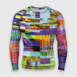 Мужской рашгард Vanguard glitch fashion pattern 2022