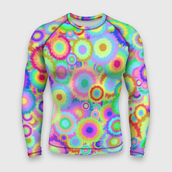 Рашгард мужской Disco-Tie-Dye, цвет: 3D-принт