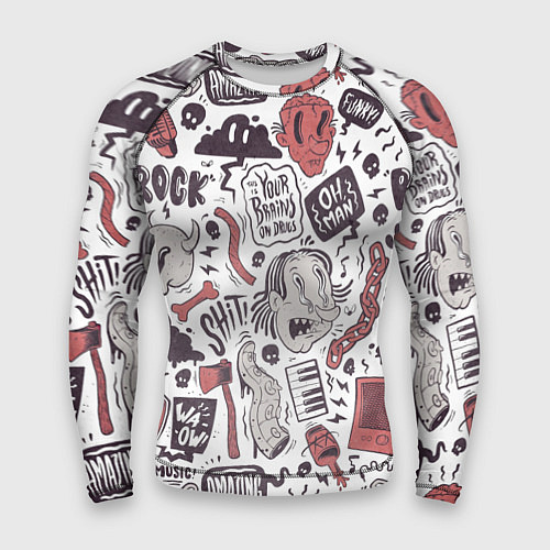 Мужской рашгард Amazing graffiti / 3D-принт – фото 1