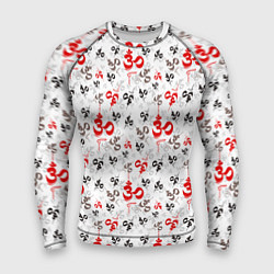 Мужской рашгард Мантра ОМ АУМ