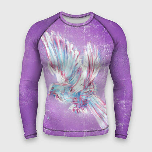 Мужской рашгард Голубь мира дизайнерский / 3D-принт – фото 1