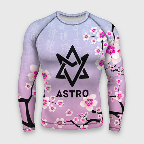 Мужской рашгард ASTRO ЦВЕТЫ САКУРЫ / 3D-принт – фото 1