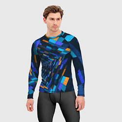 Рашгард мужской Geometric pattern Fashion Vanguard, цвет: 3D-принт — фото 2