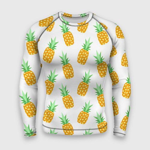 Мужской рашгард Поле ананасов / 3D-принт – фото 1