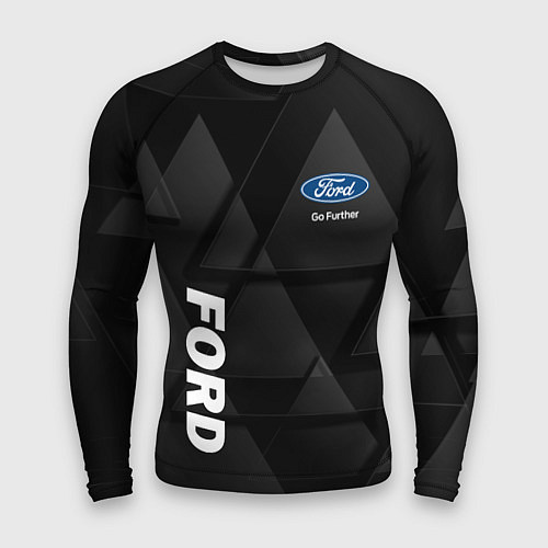 Мужской рашгард Ford Форд Треугольники / 3D-принт – фото 1