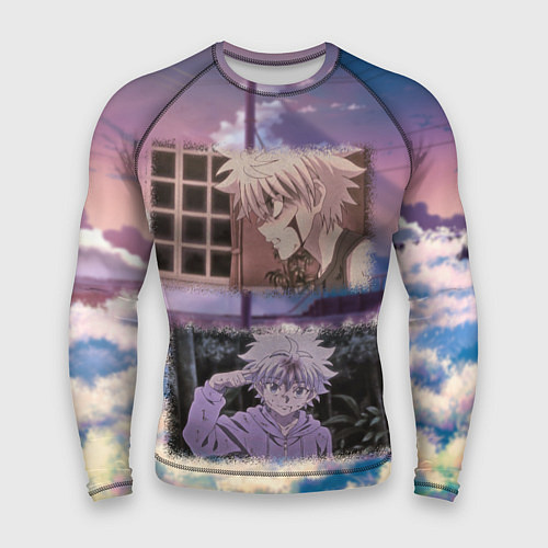 Мужской рашгард Киллуа Золдик Хантер х Хантер / 3D-принт – фото 1