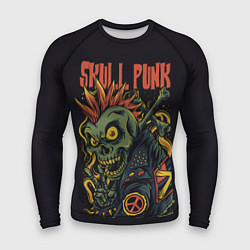 Мужской рашгард SKULL PUNK Панк