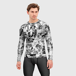 Рашгард мужской Dororo pattern, цвет: 3D-принт — фото 2