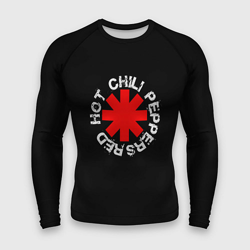 Мужской рашгард Red Hot Chili Peppers Rough Logo / 3D-принт – фото 1
