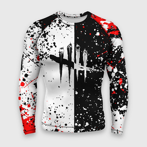 Мужской рашгард Dead by daylight брызги красок / 3D-принт – фото 1