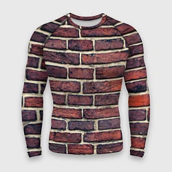 Рашгард мужской Brick Wall, цвет: 3D-принт