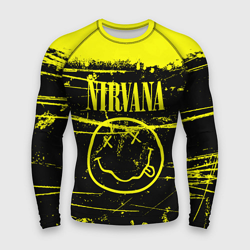 Мужской рашгард NIRVANA гранж / 3D-принт – фото 1