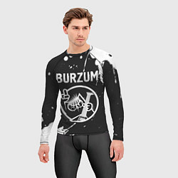 Рашгард мужской Burzum КОТ Краска, цвет: 3D-принт — фото 2
