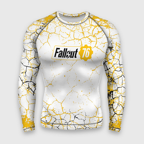 Мужской рашгард Fallout 76 Жёлтая выжженная пустошь / 3D-принт – фото 1