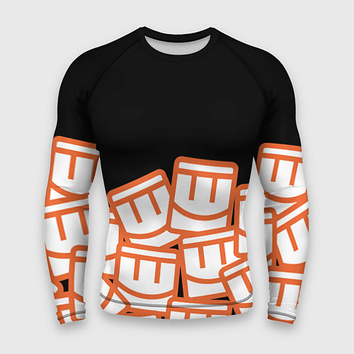 Мужской рашгард Куча смайликов из REC ROOM / 3D-принт – фото 1