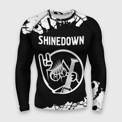 Рашгард мужской Shinedown КОТ Краска, цвет: 3D-принт