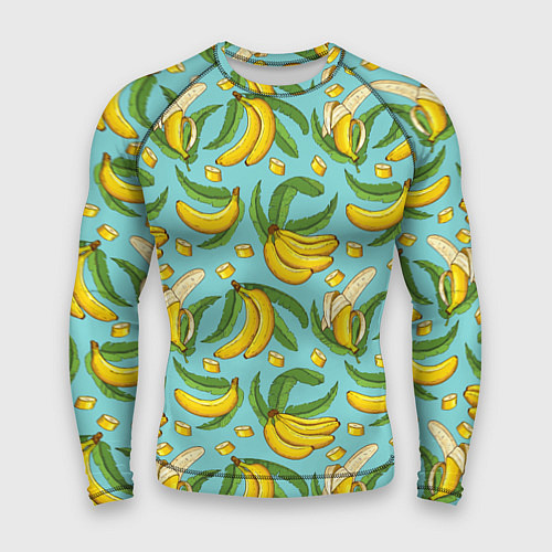 Мужской рашгард Banana pattern Summer Fashion 2022 / 3D-принт – фото 1