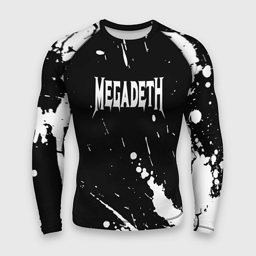 Мужской рашгард Megadeth / 3D-принт – фото 1