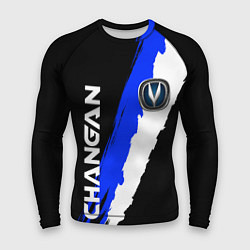 Рашгард мужской ЧАНГАН - CHANGAN - DOUBLE LINE, цвет: 3D-принт