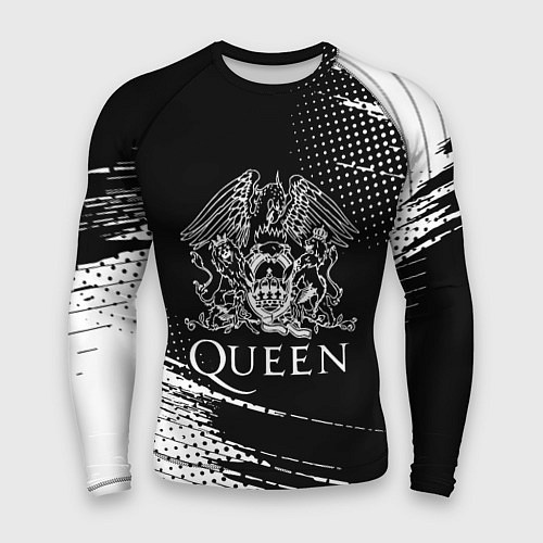 Мужской рашгард Queen герб квин / 3D-принт – фото 1