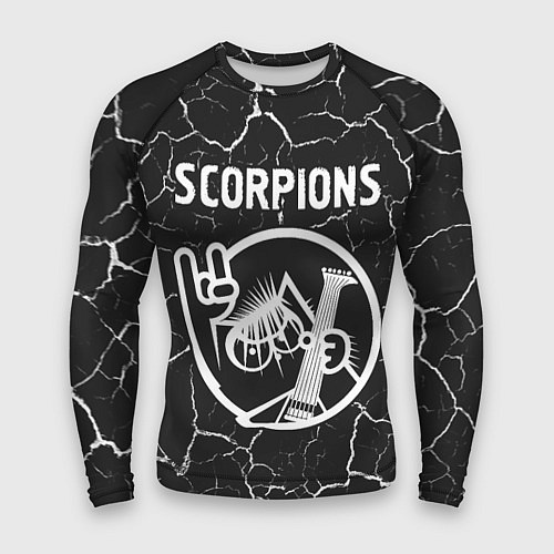 Мужской рашгард Scorpions КОТ Трещины / 3D-принт – фото 1