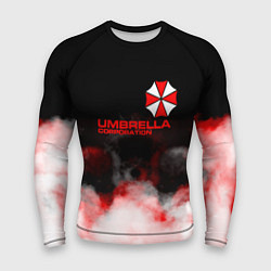 Рашгард мужской Umbrella Corporation туман, цвет: 3D-принт