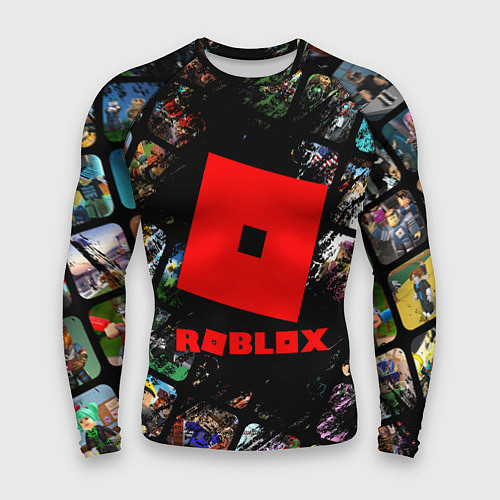 Мужской рашгард ROBLOX СЮЖЕТЫ И ЛОГОТИП / 3D-принт – фото 1
